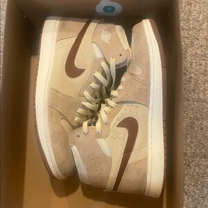 Nike Beige and Brown Athletic Shoes